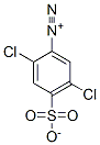 2,5-dichloro-4-sulphonatobenzenediazonium 구조식 이미지