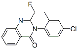 3-(4-Chloro-2-methylphenyl)-2-(fluoromethyl)quinazolin-4(3H)-one Structure