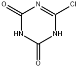 6-chloro-1,3,5-triazine-2,4(1H,3H)-dione  구조식 이미지