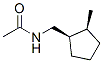 Acetamide, N-[(2-methylcyclopentyl)methyl]-, cis- (9CI) Structure