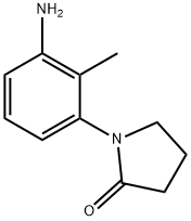 1-(3-AMINO-2-METHYLPHENYL)PYRROLIDIN-2-ONE Structure