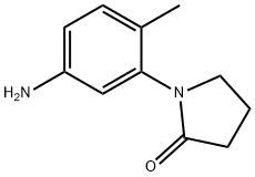 1-(5-amino-2-methylphenyl)-2-pyrrolidinone(SALTDATA: FREE) 구조식 이미지