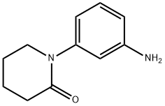 1-(3-aminophenyl)-2-Piperidinone 구조식 이미지