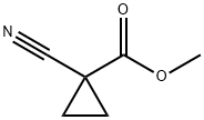 1-CYANO-CYCLOPROPANECARBOXYLIC ACIDMETHYL ESTER Structure