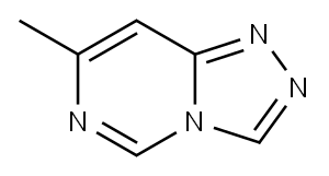 7-Methyl-[1,2,4]triazolo[4,3-c]pyrimidine 구조식 이미지