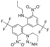 2-nitro-6-[3-nitro-2-propylamino-5-(trifluoromethyl)phenyl]diazenyl-N- propyl-4-(trifluoromethyl)aniline 구조식 이미지
