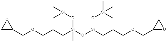 1,1,1,3,5,7,7,7-octamethyl-3,5-bis[3-(oxiranylmethoxy)propyl]tetrasiloxane 구조식 이미지