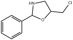 Oxazolidine, 5-(chloromethyl)-2-phenyl- (9CI) Structure