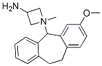 1-[3-Methoxy-10,11-dihydro-5H-dibenzo[a,d]cyclohepten-5-yl]-N-methyl-3-azetidinamine Structure