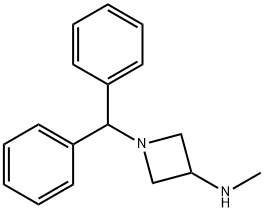 1-Benzhydryl-N-methyl-3-azetidinamine Structure