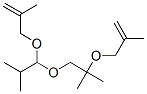 2,5,5,11-Tetramethyl-8-isopropyl-4,7,9-trioxa-1,11-dodecadiene 구조식 이미지