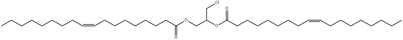 rac 1,2-Dioleoyl-3-chloropropanediol 구조식 이미지