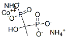 cobalt(2+) diammonium (1-hydroxyethylidene)bisphosphonate 구조식 이미지