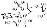 O-(α-L-Idopyranosyluronic acid 2-sulfate-(1-4)-2,5-anhydro-Mannitol-6-sulfate 구조식 이미지