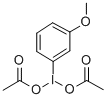 BIS(ACETATO-O)(3-METHOXYPHENYL)IODINE Structure