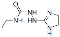 Hydrazinecarboxamide,  2-(4,5-dihydro-1H-imidazol-2-yl)-N-ethyl- Structure