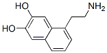 2,3-Naphthalenediol, 5-(2-aminoethyl)- (9CI) Structure