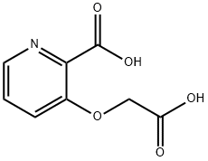 2-Pyridinecarboxylicacid,3-(carboxymethoxy)-(9CI) 구조식 이미지