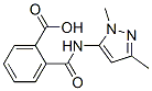 Benzoic acid, 2-[[(1,3-dimethyl-1H-pyrazol-5-yl)amino]carbonyl]- (9CI) Structure