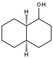 1-Naphthalenol, decahydro-, (4aR,8aR)- (9CI) Structure