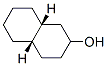 2-Naphthalenol, decahydro-, (4aS,8aR)- (9CI) Structure