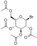 2,3,4,6-테트라-O-아세틸-베타-D-글루코피라노실브로마이드 구조식 이미지