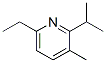 Pyridine, 6-ethyl-3-methyl-2-(1-methylethyl)- (9CI) 구조식 이미지