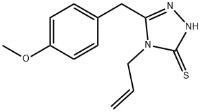4-Allyl-5-(4-methoxy-benzyl)-4H-[1,2,4]triazole-3-thiol Structure