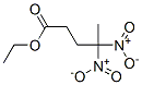 ethyl 4,4-dinitrovalerate 구조식 이미지