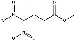 4,4-Dinitropentanoic acid methyl ester Structure