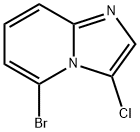 5-브로모-3-클로로H-이미다조[1,2-a]피리딘 구조식 이미지