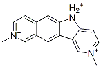 2,6,9,11-Tetramethyl-5H-pyrido[3',4':4,5]pyrrolo[2,3-g]isoquinoline-2,9-diium 구조식 이미지