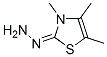 2(3H)-Thiazolone,3,4,5-trimethyl-,hydrazone(9CI) Structure