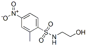 N-(2-Hydroxyethyl)-2-methyl-4-nitrobenzenesulfonamide 구조식 이미지