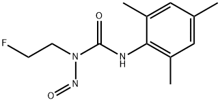 1-(2-플루오로에틸)-3-메시틸-1-니트로소우레아 구조식 이미지
