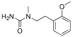 N-(2-메톡시페네틸)-N-메틸우레아 구조식 이미지