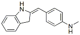 4-(1H-Indol-2(3H)-ylidenemethyl)-N-methylaniline 구조식 이미지