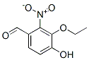 Benzaldehyde, 3-ethoxy-4-hydroxy-2-nitro- (9CI) Structure