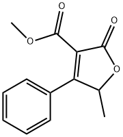 3-(METHOXYCARBONYL)-5-METHYL-4-PHENYL-3,4-DIDEHYDRO-GAMMA-BUTYROLACTONE 구조식 이미지