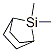 7,7-Dimethyl-7-silabicyclo[2.2.1]heptane Structure