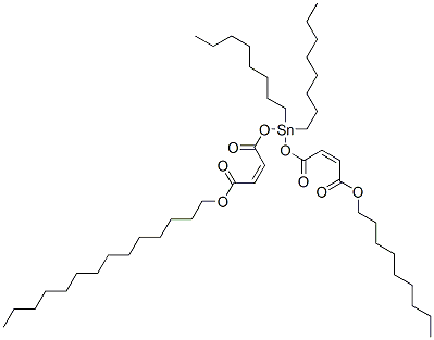 nonyl (Z,Z)-6,6-dioctyl-4,8,11-trioxo-5,7,12-trioxa-6-stannahexacosa-2,9-dienoate  Structure