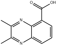 2,3-DIMETHYL-QUINOXALINE-5-CARBOXYLIC ACID 구조식 이미지