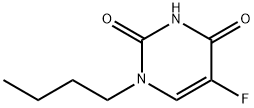 1-Butyl-5-fluorouracil Structure