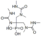 1-[bis[(methyl-(methylcarbamoyl)amino)methyl]phosphorylmethyl]-1,3-dim ethyl-urea Structure