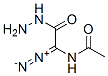 Acetic  acid,  (acetylamino)diazo-,  hydrazide  (9CI) Structure