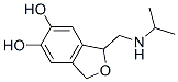 5,6-Isobenzofurandiol, 1,3-dihydro-1-[[(1-methylethyl)amino]methyl]- (9CI) Structure