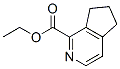 5H-Cyclopenta[c]pyridine-1-carboxylicacid,6,7-dihydro-,ethylester(9CI) Structure