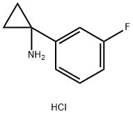 사이클로프로판아민,1-(3-플루오로페닐)-,염산염(1:1) 구조식 이미지