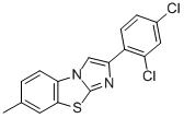 2-(2,4-DICHLOROPHENYL)-7-METHYLIMIDAZO[2,1-B]BENZOTHIAZOLE Structure