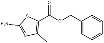 벤질2-아미노-4-메틸-1,3-티아졸-5-카르복실레이트 구조식 이미지